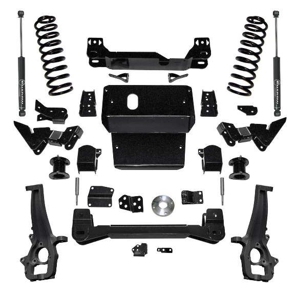 Superlift 4" Lift kit w/Shadow Nitro Shocks 12-21 Ram 1500 4wd - Click Image to Close